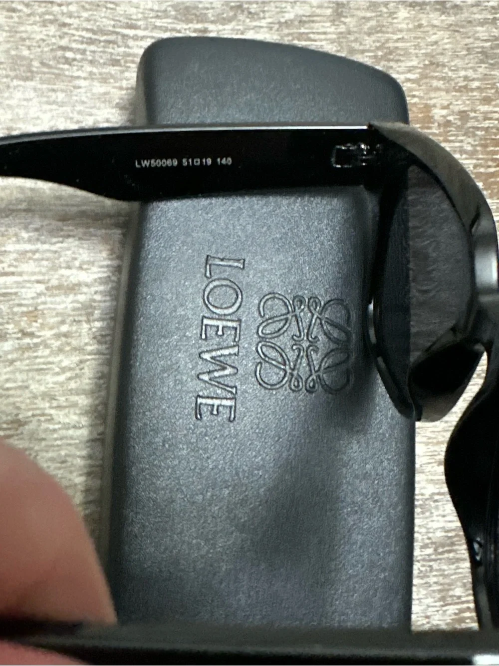 Black Square Women's Sunglasses with Gold Accent